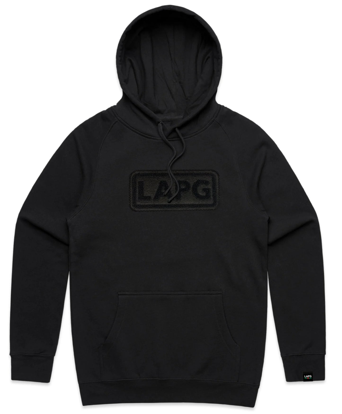 LAPG BLACK ON BLACK CHENILLE